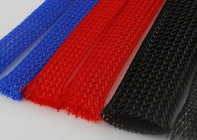 China Electrical High Temp Braided Sleeving Pet For Automotive Wire Cable Management for sale