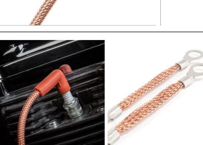 China Tinned Wire Expanding Copper Braided Cable Sleeve for sale