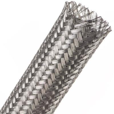 China SS304 Monofilament Metallic Braided Sleeving For Cable Protection for sale