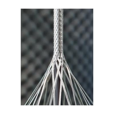 China Halogen free 304 Stainless Steel Braided Cable Sleeve EMI RFI ESD Protection for sale