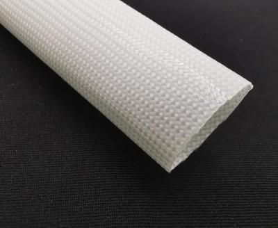 China Electronics 50mm Heat Resistant Wire Sleeve 600c Htg Fiberglass Sleeving for sale