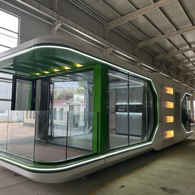 China Modern Capsule Cabin Hotel Container Home Sleep Pod Outdoor Mobile Tiny House Luxury for sale