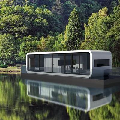China Outdoor Office Pod Steel Luxury Apple Cabin Container Space Capsule House for Vacation for sale