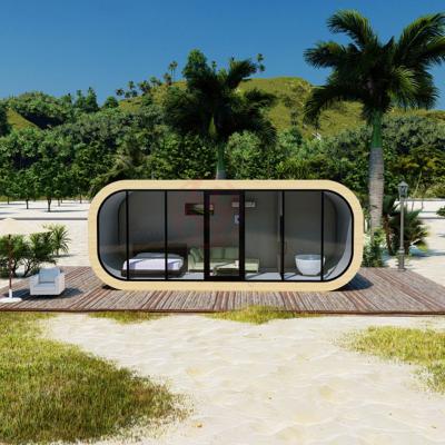 China House Luxury Apple Cabin Outdoor Office Pod Space Capsule House Prefab Container House for sale