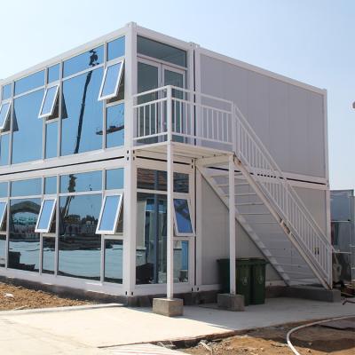 China Modern Flat Pack Prefabricated Container House with Low MOQ and After-sale Service for sale
