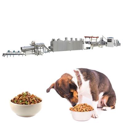 China Dry Pet Food Processing Line For The Production Of Dog Food Extruder for sale