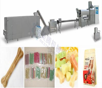 China Touch Screen Pet Food Processing Line 100-150KG/H for sale