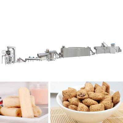 China Multifunctional Rice 200kg/H Puffcorn Making Machine Double Screw Extruder for sale