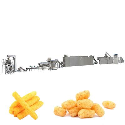 China Máquina para hacer bocadillos de hojaldre de maíz de varias formas Cadena de producción de hojaldre de maíz en venta