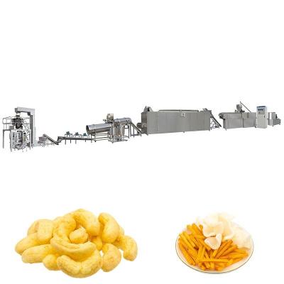 China Gas Driven Corn Puff Production Line , Puffed Rice Making Machine CE for sale