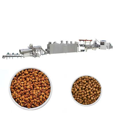 China Extrusion Dry Pet Dog Food Making Machine Stainless Steel 201 en venta