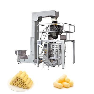 China SS 201 304 Corn Puff Production Line Silver Snack Food Extruder Machine for sale