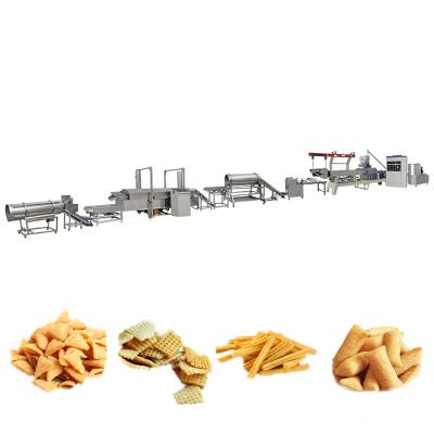 China Food Grade Stainless Steel Fried Snack Production Line Fish Duck Bugles Shape for sale