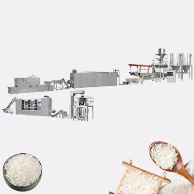 China 60kw Artificial Rice Processing Line Double Screw Extruder Multifunctional for sale