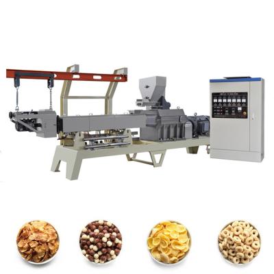China 100-300kg/H Corn Flakes Breakfast Cereal Production Line 84kw for sale