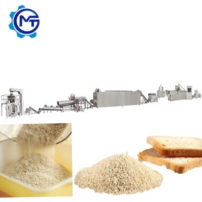 China la cadena de producción de la miga de pan 500kg/H fabricante trabaja a máquina 100kg en venta