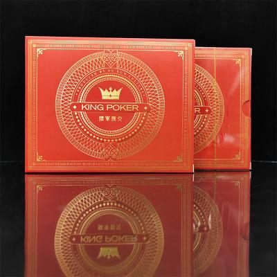 China Custom Logo Durable Classical German Black Core Luxury Poker Card Recyclable Eco-friendly 54 Paper Playing Cards For Cas for sale