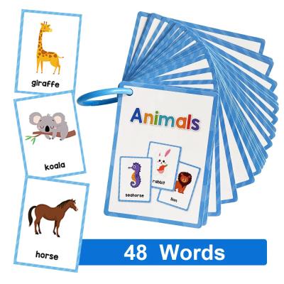 中国 Wholesale English Speaking Flash Card Kids Education Learning Cards For Children 販売のため