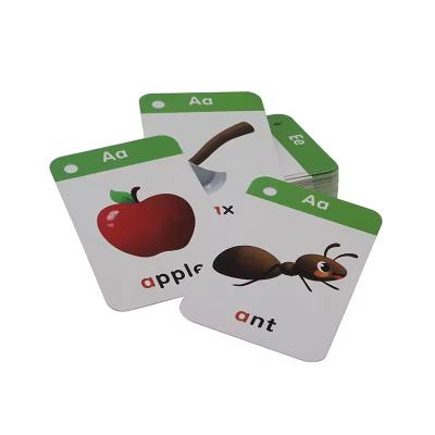 China Custom Study Flash Cards Wholesale Learning card Printing Services For Kids Educational for sale