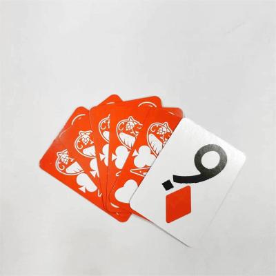Chine Impression en couleurs personnalisée de petite taille Carte de jeu pour enfants divertissement fête garçon et filles carte de conversation à vendre