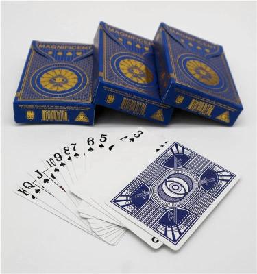 China Oem Custom Impresso 310 gsm Alemanha preto Core Paper Cardistry Cartão de jogo Magic Poker Cards para coleção à venda