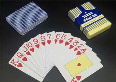 China 0.3 0.32mm Thickness Matt Varnish Casino Playing Cards Full color Plastic Material for sale