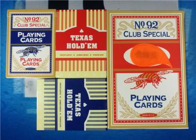 China Cartões de jogo enormes maiorias do índice do casino com Logo Printing feito sob encomenda à venda