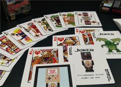 China Los niños empapelan las tarjetas para los juegos, naipes de juegos modificados para requisitos particulares de tarjeta de la diversión de la familia en venta