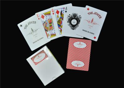 China Personalised Casino Playing Cards , Adult Party Game Gambling Poker Cards for sale