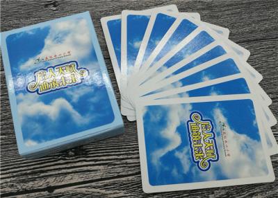 China Advertising Custom Printed Playing Cards , OEM Logo Personalised Pack of Cards for sale