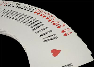 Chine Cartes de jeu personnalisées par épaisseur en plastique unique de PVC des cartes de jeu 0.3mm à vendre