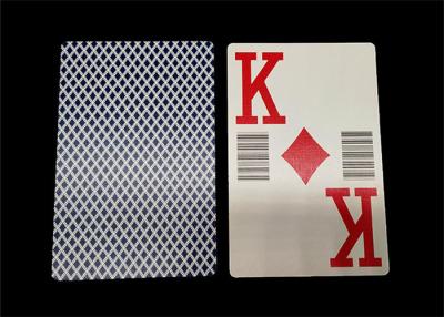 Chine Type normal cartes en plastique pures imperméables de tisonnier à extrémité élevé pour le casino à vendre