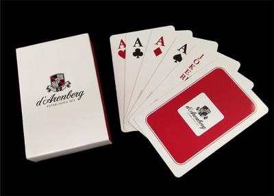 China 100 Percent PVC Plastic Playing Cards , Washable Jumbo Index Poker Playing Cards for sale
