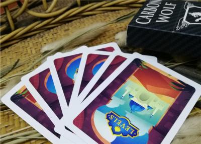 China Compense 4 tarjetas de papel del color para los naipes de juego divertidos de los niños de los juegos en venta