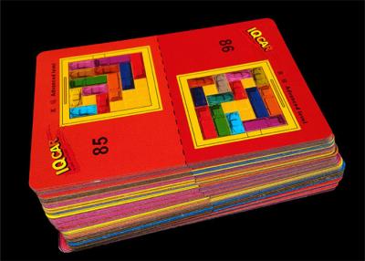 China Naipes de juegos materiales de papel, tarjeta de juego de tarjeta de comercio de CMYK/de PMS en venta