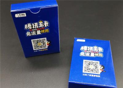 China Aduana estándar de los naipes del juego del tamaño del póker/del puente con el logotipo de la compañía en venta