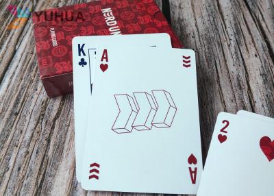 China 300gsm C2S Paper Custom Made Deck Of Cards Front And Back Logo Added for sale
