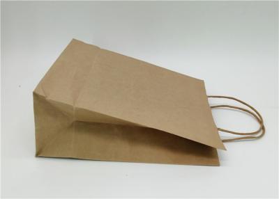 Chine Petits sacs de papier pliables de cadeau avec Logo Print/sacs d'épicerie de papier à vendre