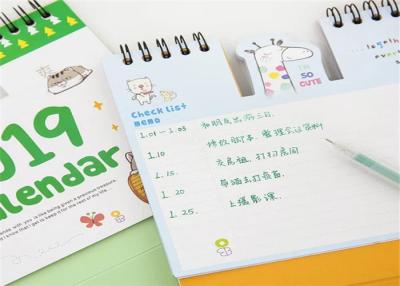 China Advent Desktop Desk Wall Calendar Printing Services , Custom Printing Table Calendar for sale