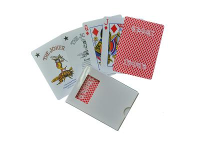 China Custom Design Standard Casino Playing Cards Poker German Blackcore Paper for sale