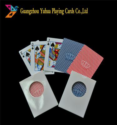 China Naipes de encargo de los naipes del casino del papel de imprenta que imprimen tarjetas del póker en venta