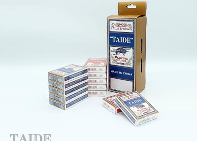 China Veintiuna estándar del tamaño del póker ambos naipes de papel de los lados en venta
