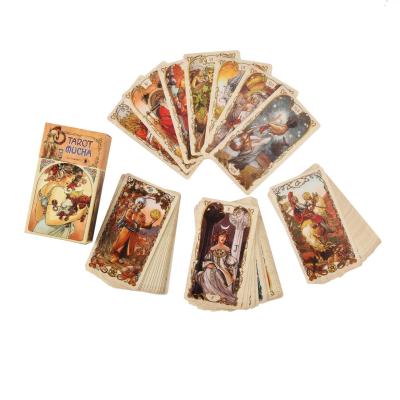 China Cardboard Mystical Divination Fate Party Game Tarot Cards for sale