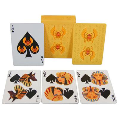 China Standard Size Normal Index Cardistry Playing Cards Waterproof Paper for sale