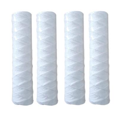 Quality 10in 5um 28mm Water Purification Consumables Wire Wound Filter Element for sale