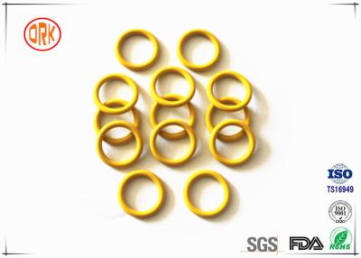 China Resistência de alta temperatura do selo impermeável amarelo do anel-O do silicone para eletrônico à venda