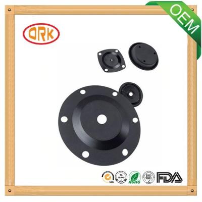 China Black FKM Oil-Proof Rubber Diaphragm High Temperature Resistance for sale
