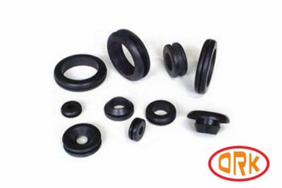 China Auto Part Waterproof Black Rubber Seal Grommet 70 ± 5 Shore Hardness for sale