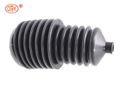 China Custom Rubber Bellow Sleeve Black Silicone Heat Resistance RoHs Approved for sale