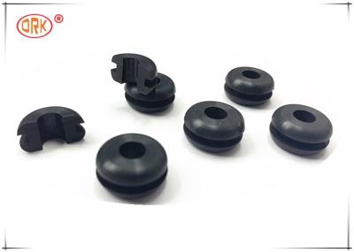 China Buen ojal negro de la goma de silicona de la categoría alimenticia de la protección del choque para el cable en venta